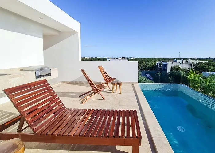 Sunrise 102 Private Plunge Pool Access Apartment Tulum