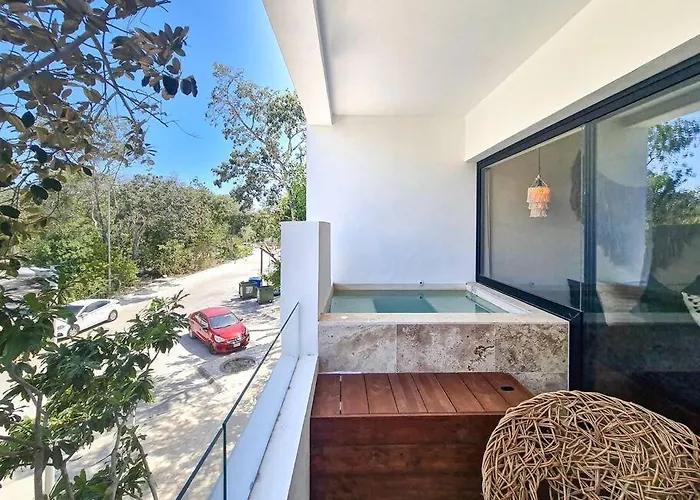 Sunrise 102 Private Plunge Pool Access Apartment Tulum